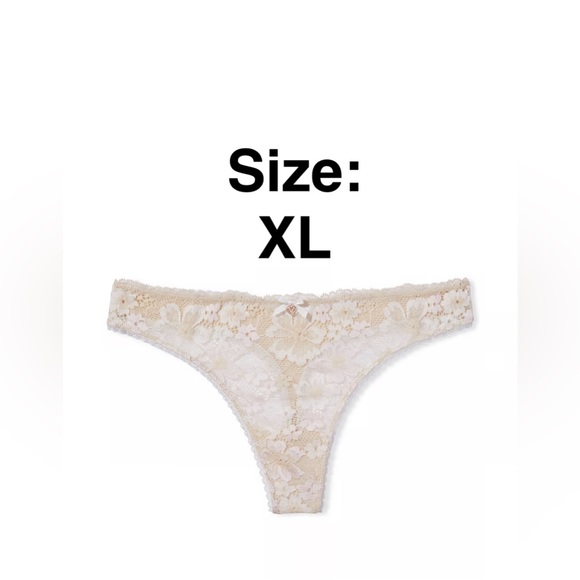 Victoria’s Secret BODY BY VICTORIA
Lace Front Thong Panty -NEW - Picture 1 of 3